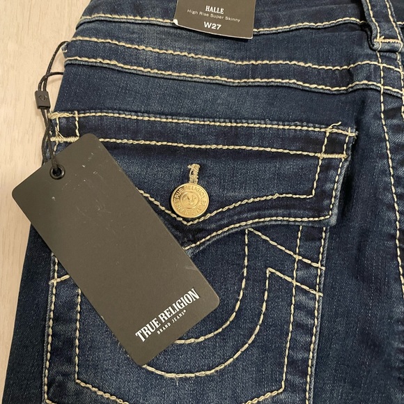 Dark wash true religion skinny jeans. Brand new - Picture 6 of 6